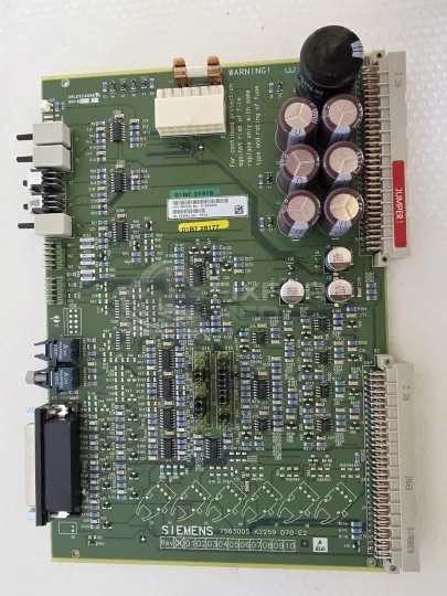 SIEMENS 07563005 / 7563005 D70 I/O Board - repuesto de imagen médica MRI parts, imagen 1
