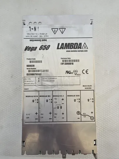 SIEMENS K60029 / 03815391 VEGA 650 - repuesto de imagen médica CT Parts, imagen 1