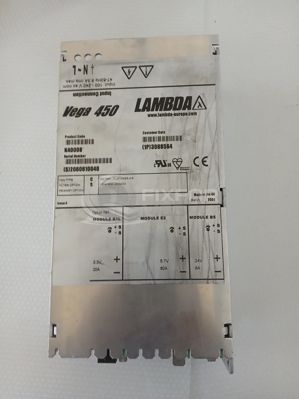 Lambda power supply PDR/PSR - PN 03815391