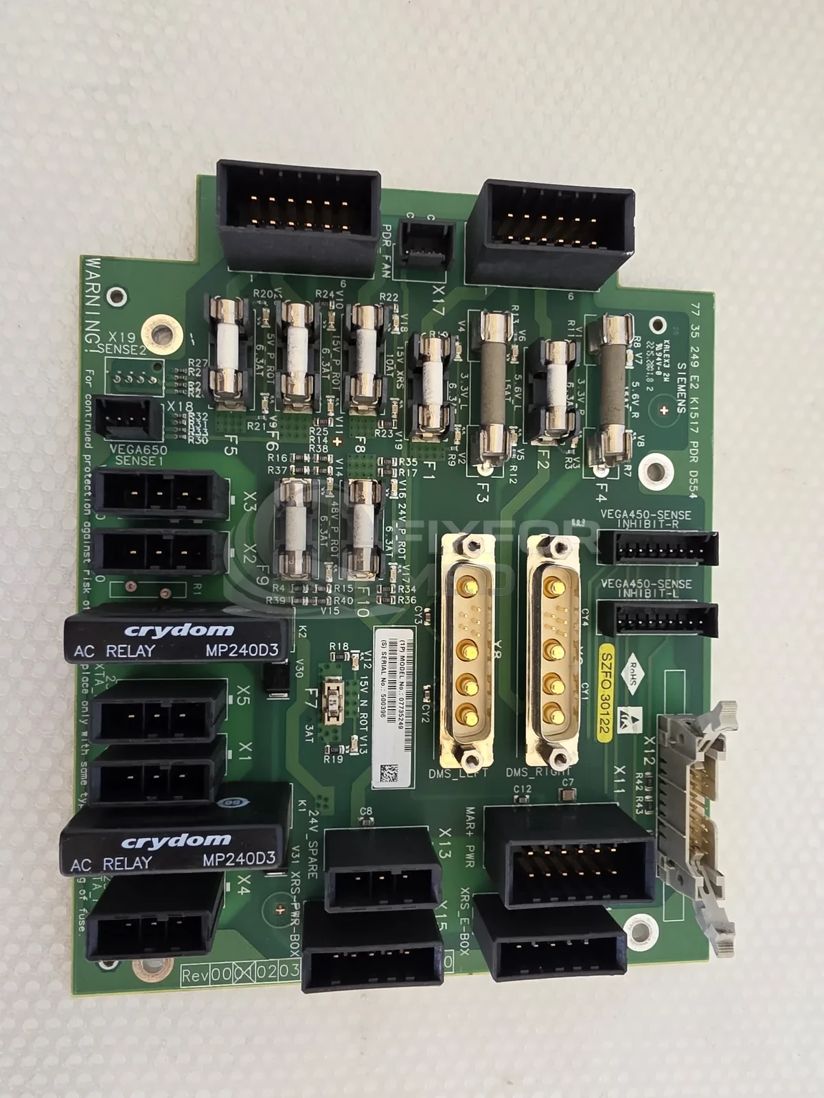 D554 PDR-Component P10GX - PN 07735249