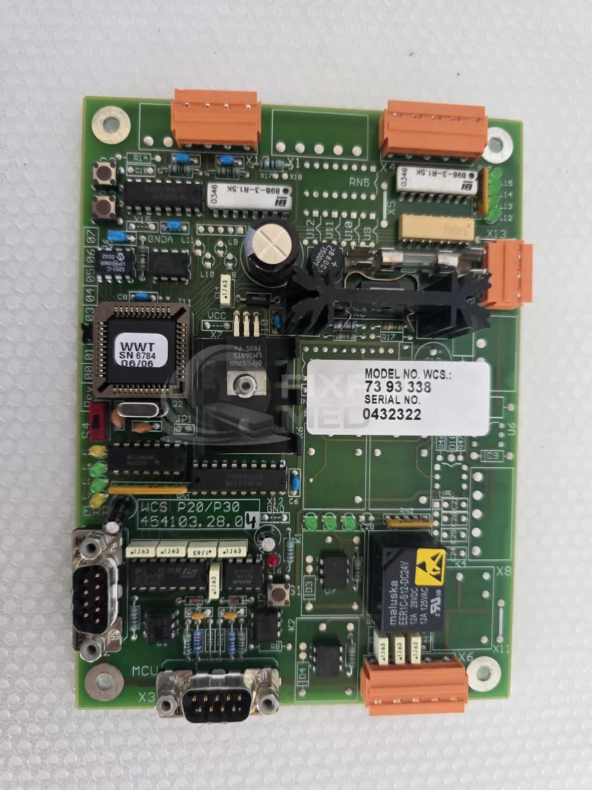 CONTROL BOARD WCS - PN 7395408 / 7393338